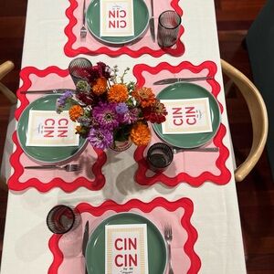 Dinner party tablescape